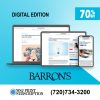 Barron’s News Digital Subscription for 2 Years | Save a 70%