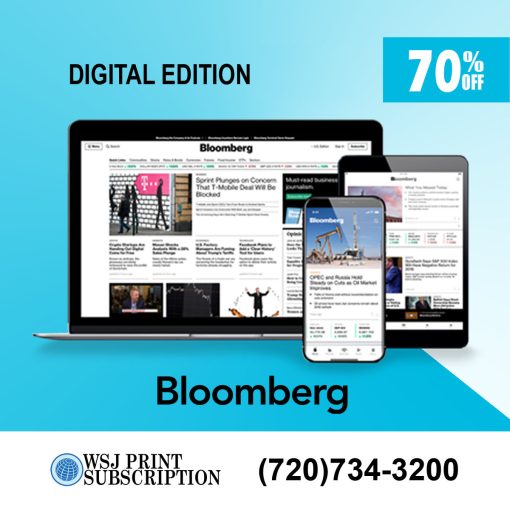 Bloomberg News Digital Subscription 2-Year with a 70% Off