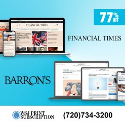 Financial Times and Barron's News Combo Digital Subscription for $129