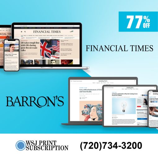 Barron's News and Financial Times Combo Package for Only $199