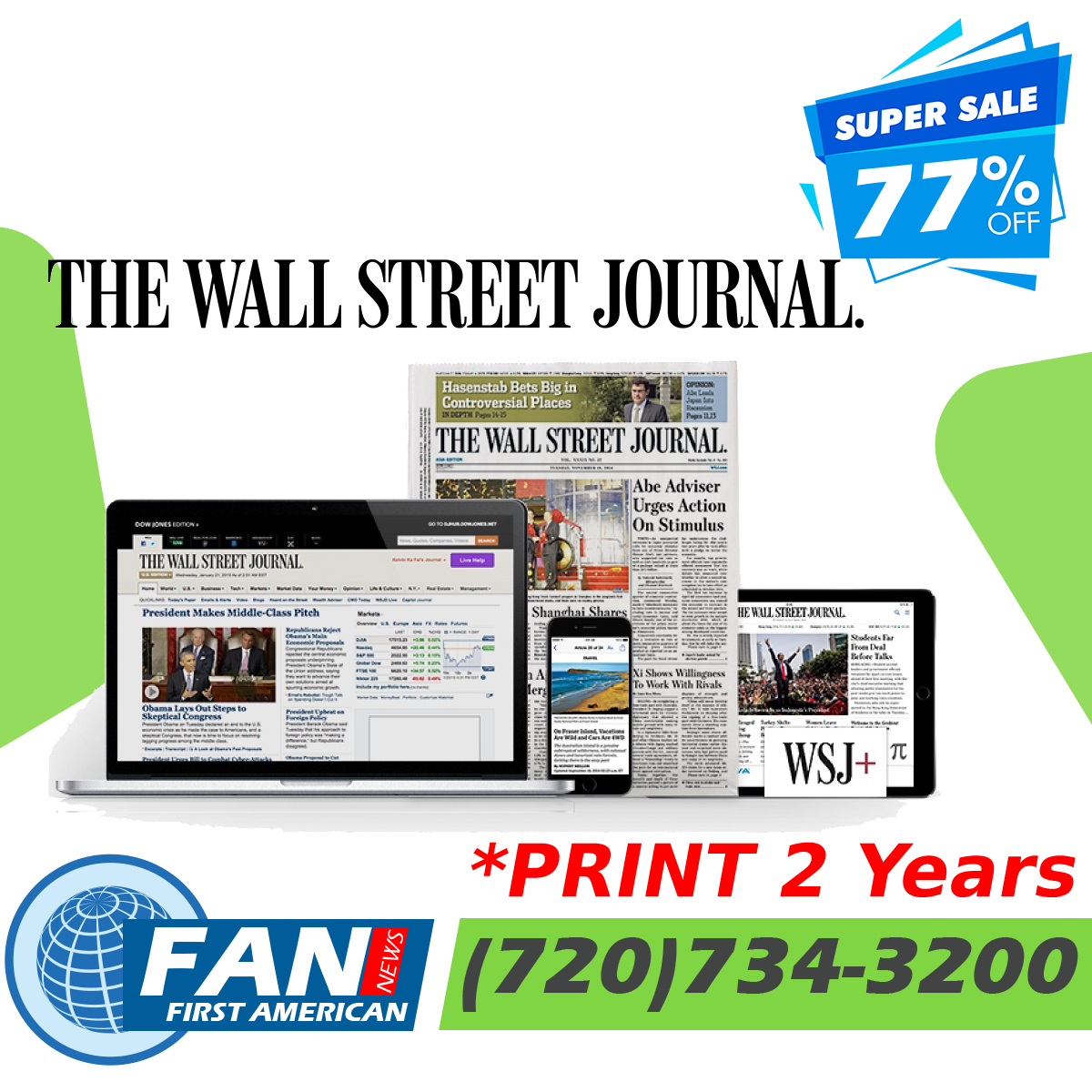 WSJ Print Subscription Deals And Wall Street Journal Print Edition