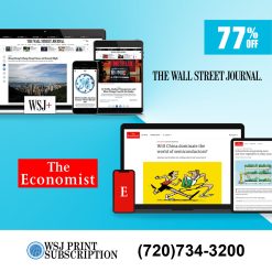 The Wall St Jrnl and The Economist 3-Year Combo Package – Take 77% Off