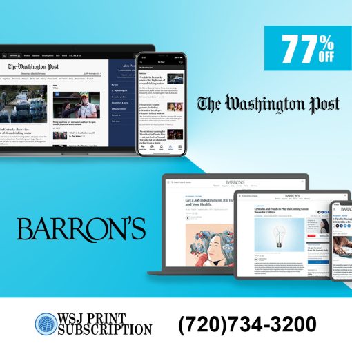 Barron's Newspaper and The Washington Post Digital Access for $129